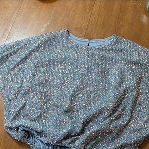 Multicolor Speckled Knit Top